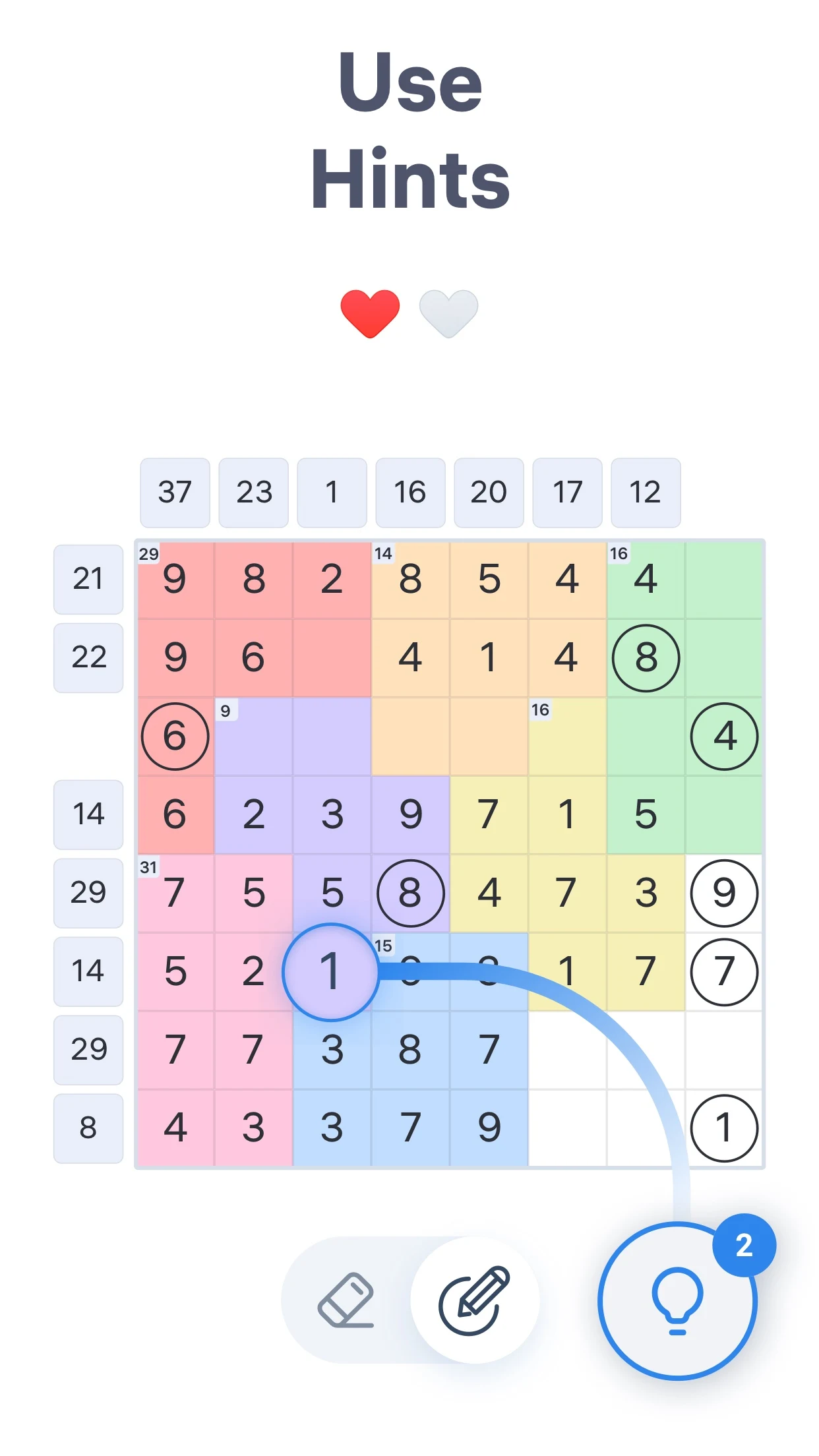 Number Sums - Numbers Game screenshot