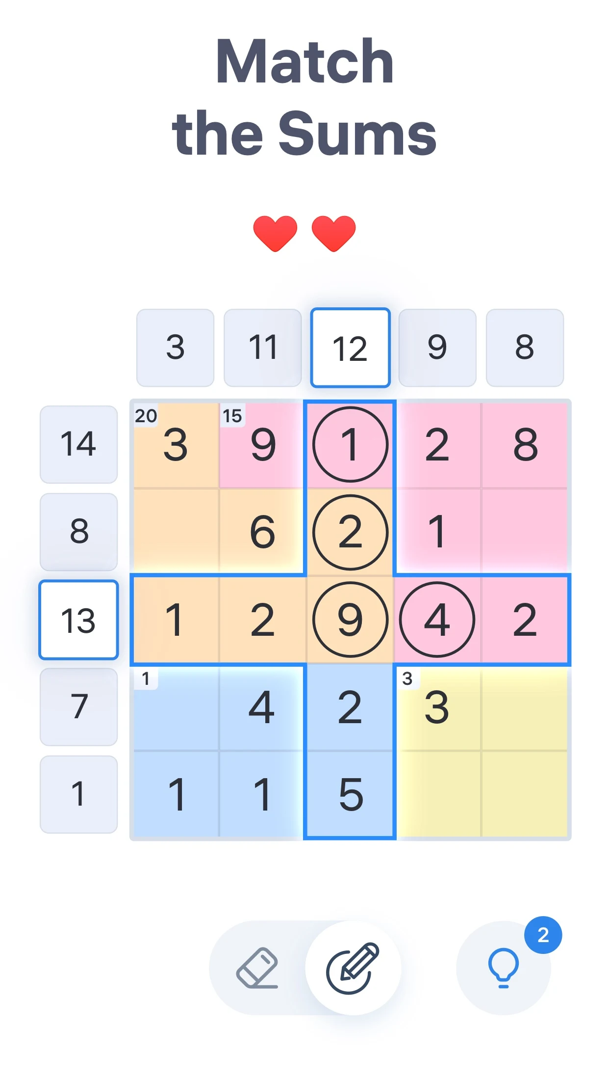 Number Sums - Numbers Game screenshot