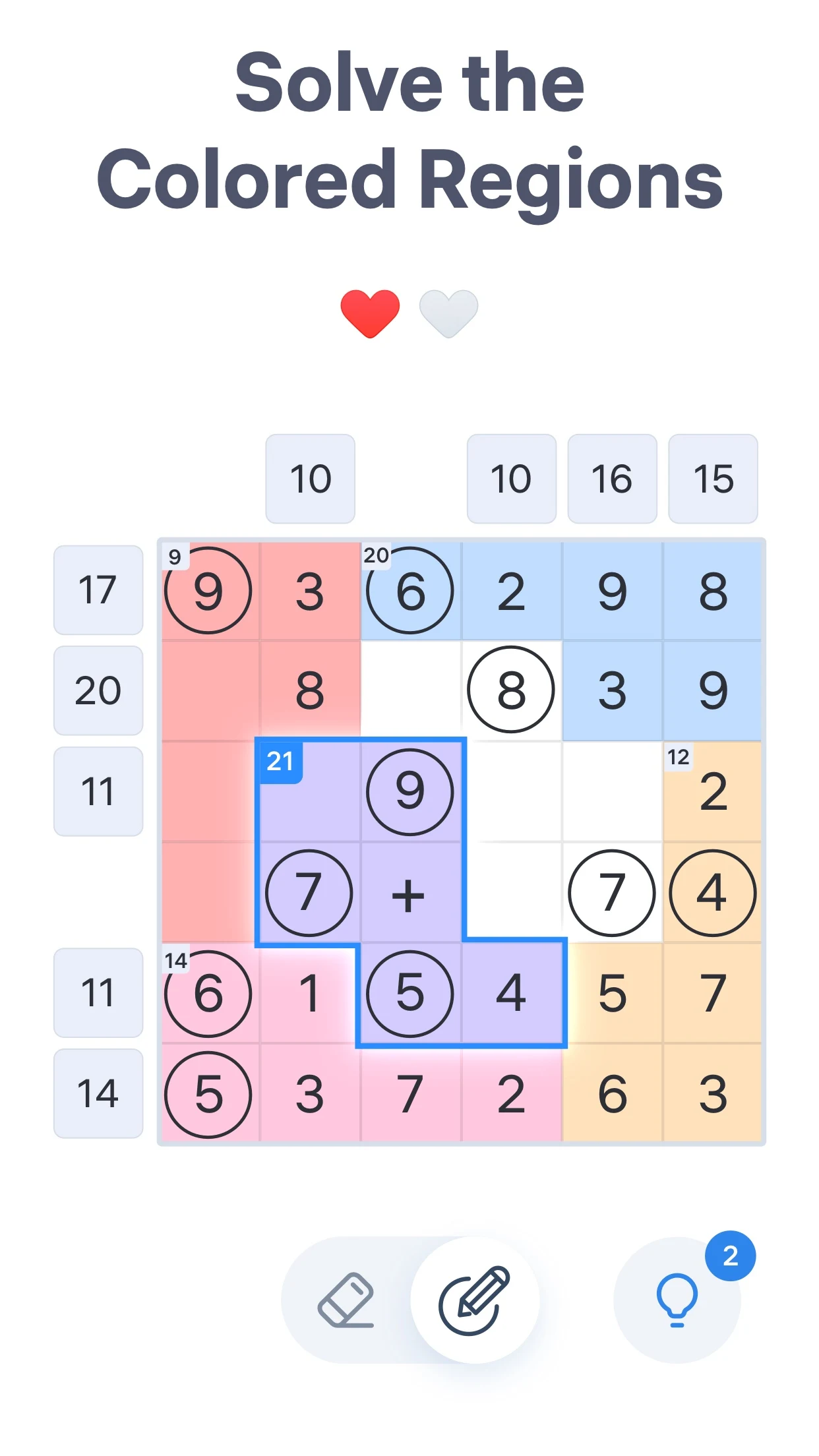 Number Sums - Numbers Game screenshot