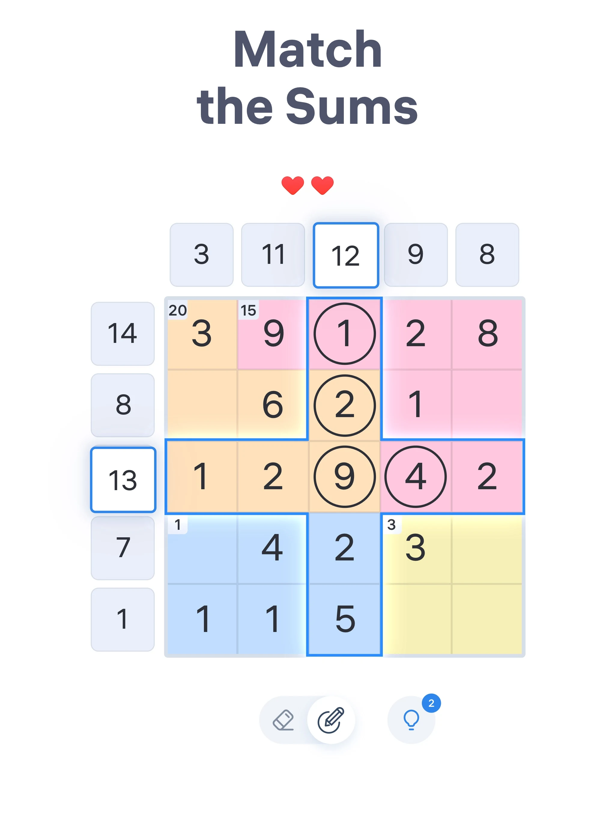 Number Sums - Numbers Game screenshot